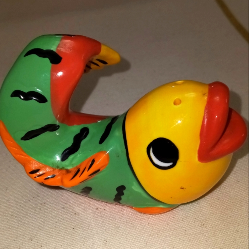 Cute little coloring ceramic fish
